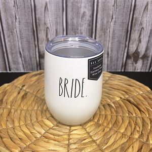 NEW Rae Dunn 12 oz Insulated Wine Tumbler with Lid- BRIDE